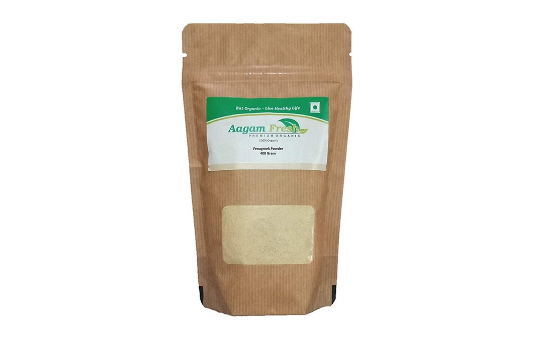 Aagam Fresh Organic Fenugreek Powder    Pack  400 grams